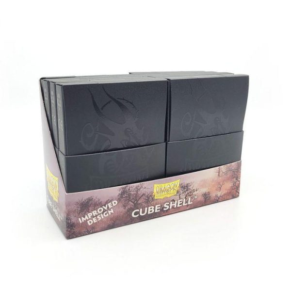 Dragon Shield: Cube Shell Deck Box - Shadow Black For Cheap