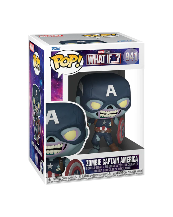 Funko Pop! Marvel: What If...? - Zombie Captain America (#941) Online Sale