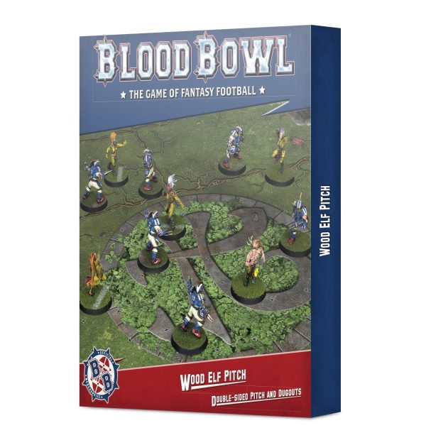Games Workshop: Blood Bowl - Wood Elf Team Pitch and Dugouts Set (200-68) Online