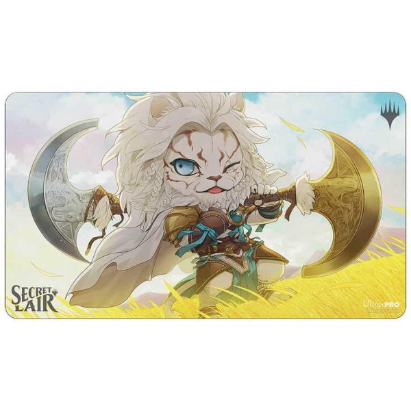 Ultra Pro: Magic The Gathering Playmat - Secret Lair - Ajani, Mentor of Heroes Li l Walker on Sale