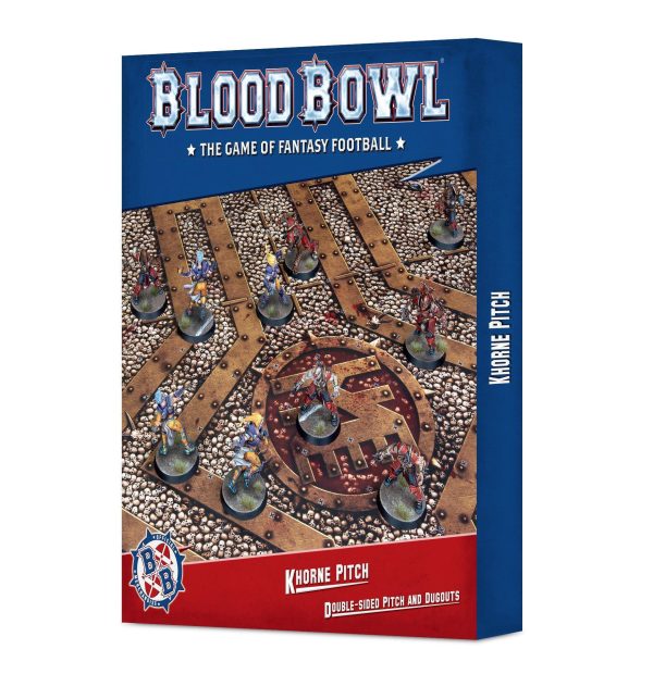 Games Workshop: Blood Bowl - Khorne Team Pitch and Dugouts Set (202-18) Online Hot Sale