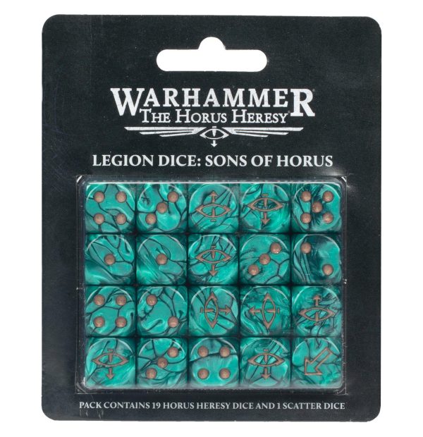 Games Workshop: Warhammer - The Horus Heresy - Legion Dice - Sons of Horus (31-53) Online Hot Sale