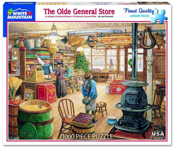 White Mountain Puzzles: The Olde General Store - 1000 Piece Puzzle For Discount