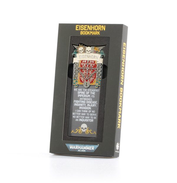 Games Workshop: Black Library - Eisenhorn Bookmark (BL2950) Fashion