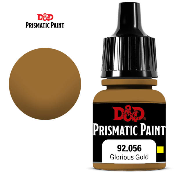 D&D WizKids Prismatic Paint: Metallic - Glorious Gold (92.056) For Discount