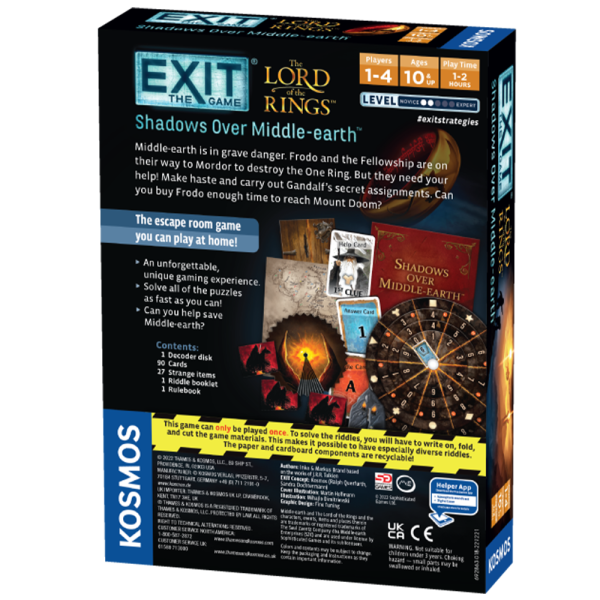 Exit: The Game - The Lord of the Rings - Shadows over Middle-Earth Discount - Image 2