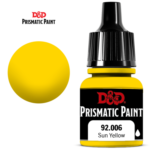 D&D WizKids Prismatic Paint: Base - Sun Yellow (92.006) Discount