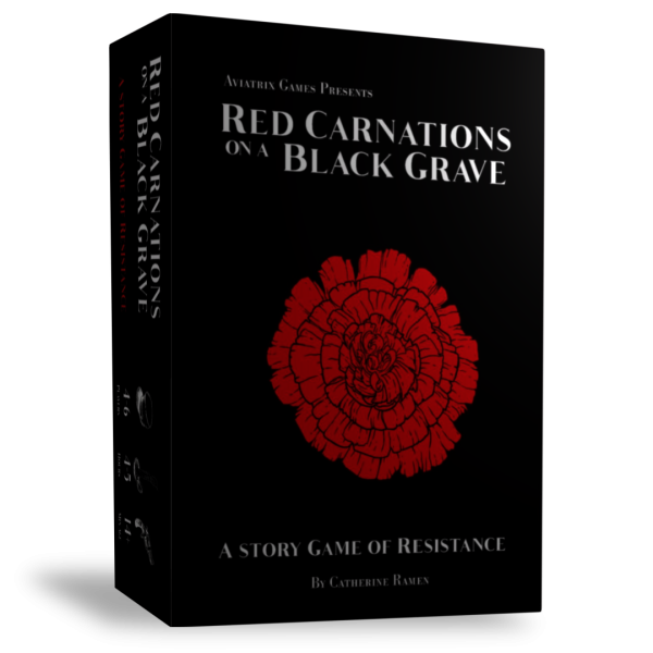 Red Carnations on a Black Grave Online Sale
