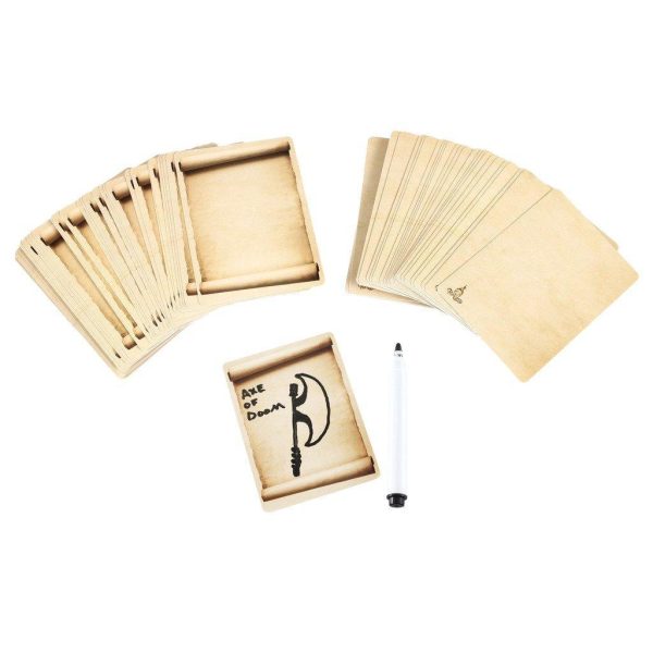 Forged Gaming Blank Dry Erase Card Deck - Pack of 2 Decks of 54 Fashion