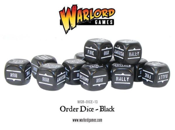 Bolt Action: Order Dice - Black Fashion