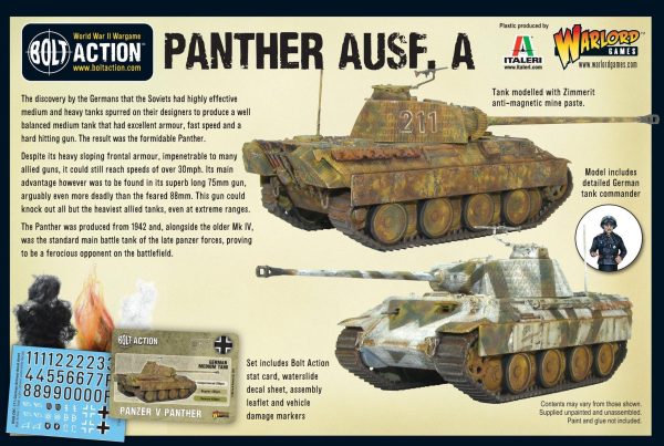 Bolt Action: Panther Ausf A Medium Tank Discount - Image 2