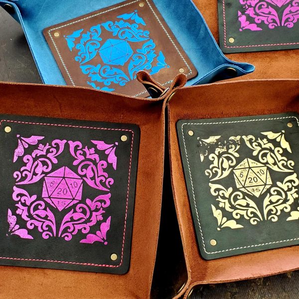 Grimbeard Leather: Dice Tray - Large Online Sale