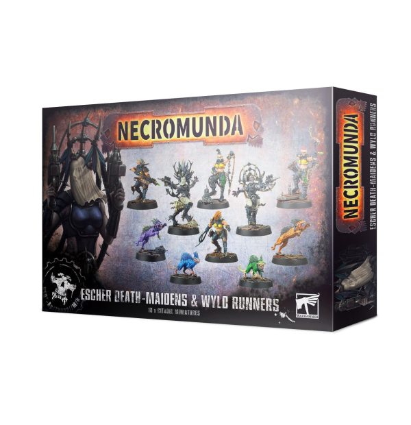 Games Workshop: Necromunda - Escher Death-maidens & Wyld Runners (300-66) Hot on Sale