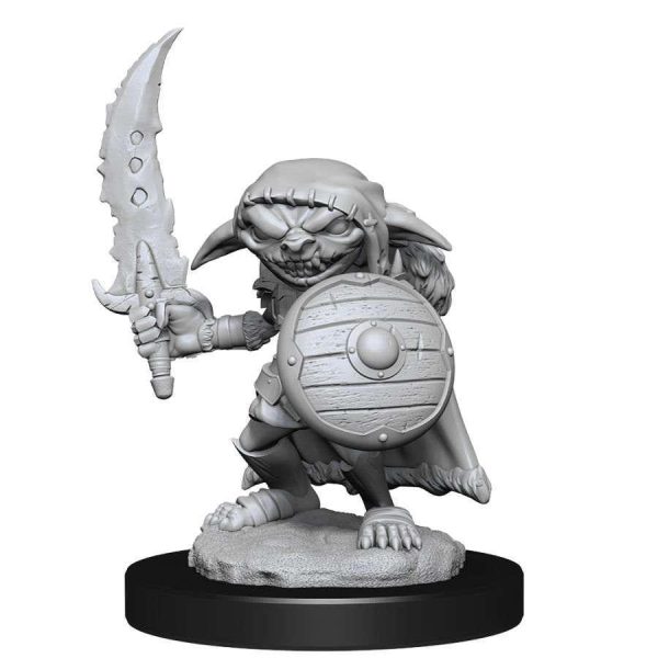 Pathfinder Battles Deep Cuts Miniatures: Goblin Fighter Male - Unpainted For Discount