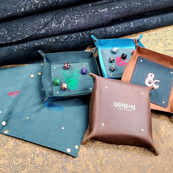 Grimbeard Leather: Dice Tray - Large Online Sale - Image 2