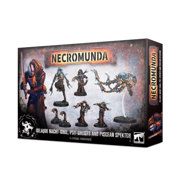 Games Workshop: Necromunda - Delaque Nacht-Ghul, Psy-Gheists and Piscean Spektor (300-77) Discount