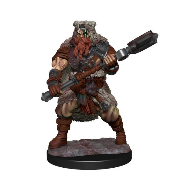 D&D Nolzur s Marvelous Miniatures: Human Barbarian Male W14 - Unpainted Online Sale - Image 2