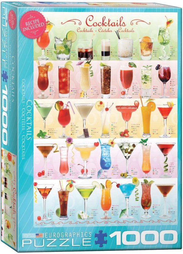 EuroGraphics: Cocktails - 1000-Piece Puzzle Online now