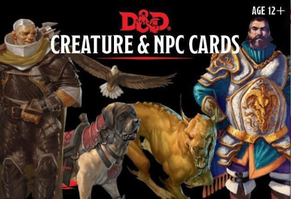 D&D Creature and NPC Cards on Sale