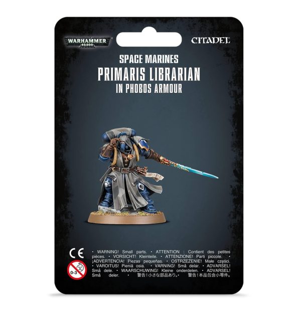 Games Workshop: Warhammer 40,000 - Space Marines - Primaris Librarian in Phobos Armour (48-67) Sale