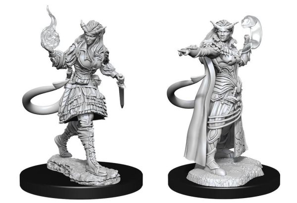 D&D Nolzur s Marvelous Miniatures: Tiefling Sorcerer Female - Unpainted For Cheap