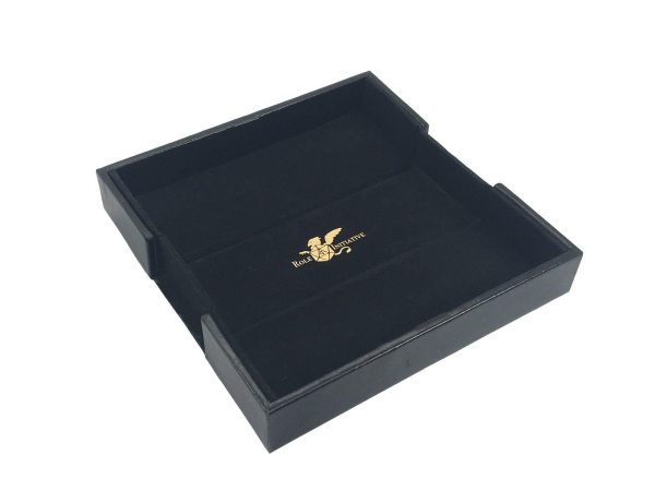 Luxury Faux Leather Dice Box   Rolling Tray Online now