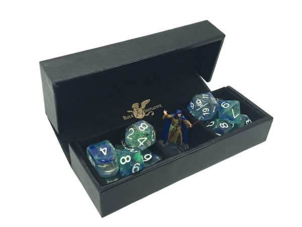 Luxury Faux Leather Dice Box   Rolling Tray Online now - Image 2