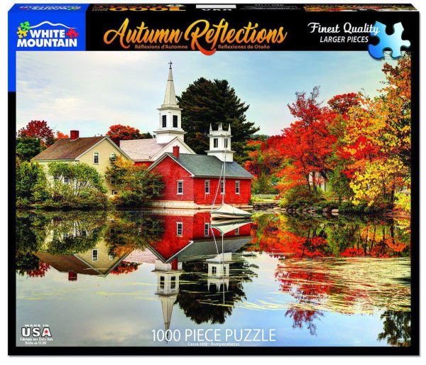 White Mountain Puzzles: Autumn Reflections - 1000 Piece Puzzle on Sale