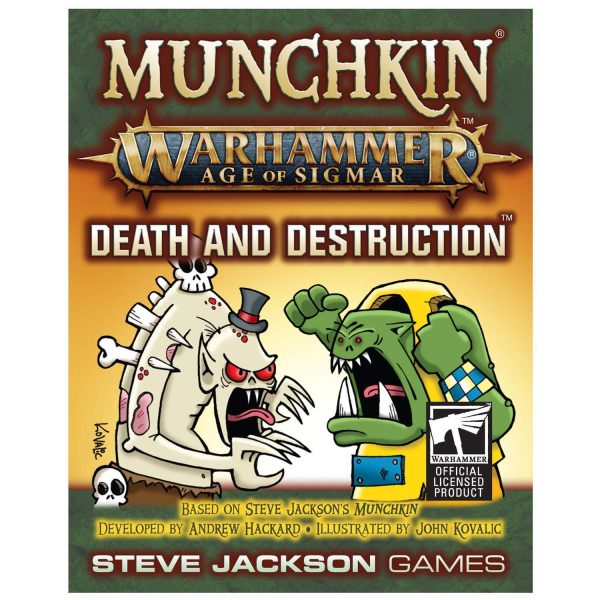 Munchkin: Warhammer Age of Sigmar - Death and Destruction Expansion Online now