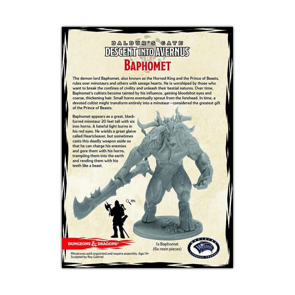 Dungeons & Dragons: Baldur s Gate - Descent into Avernus - Baphomet on Sale - Image 2
