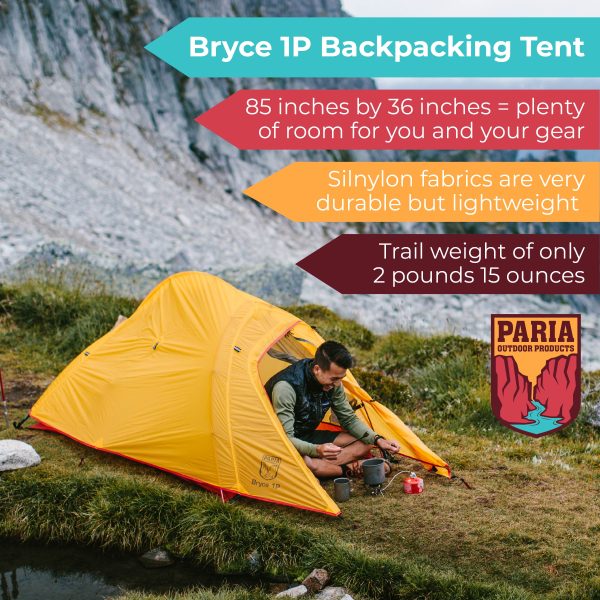 Bryce 1P and 2P Backpacking Tent Online now - Image 2