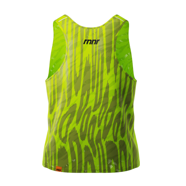 All Out Men s Singlet-Drippy Cheetah Green Discount - Image 2