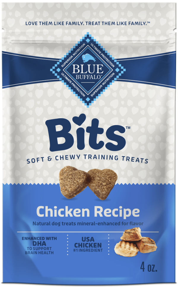Blue Buffalo Bits Tasty Chicken Recipe Soft-Moist Training Dog Treats Online