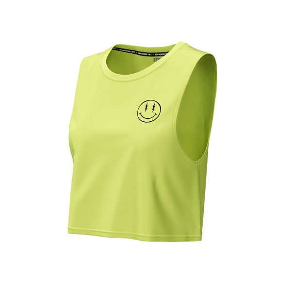 Women s Muscle Tee: Sunny Lime Online Hot Sale - Image 4