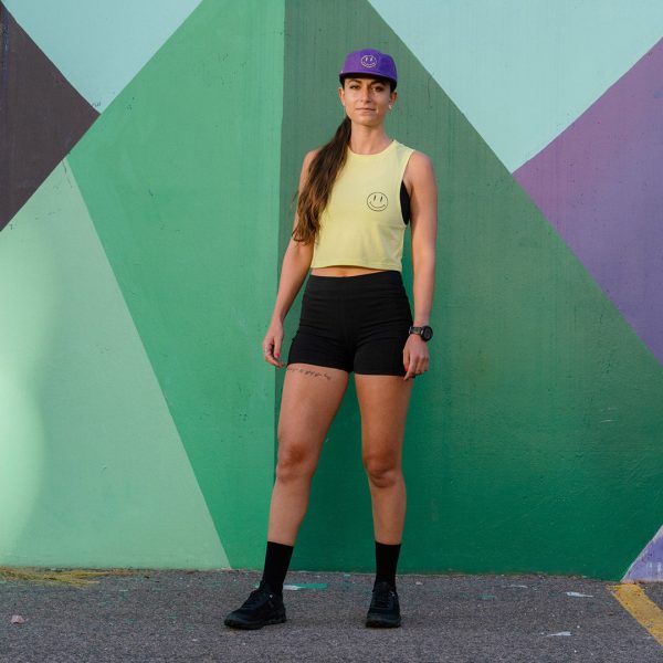 Women s Muscle Tee: Sunny Lime Online Hot Sale - Image 3