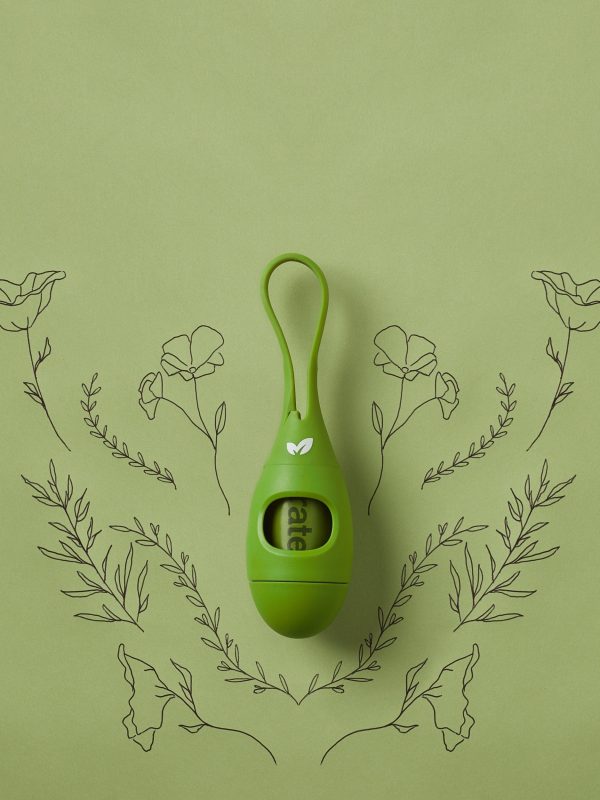 Earth Rated Leash Dispenser 2.0  with Unscented Waste Bags Supply
