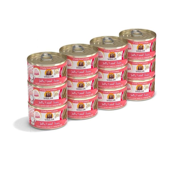 Weruva Classic Cat Pate Jolly Good Fares with Chicken & Salmon Canned Cat Food Online Sale - Image 4