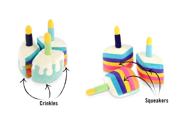 P.L.A.Y. Party Time Collection Bone-appetite Cake Toy for Dogs Discount - Image 2