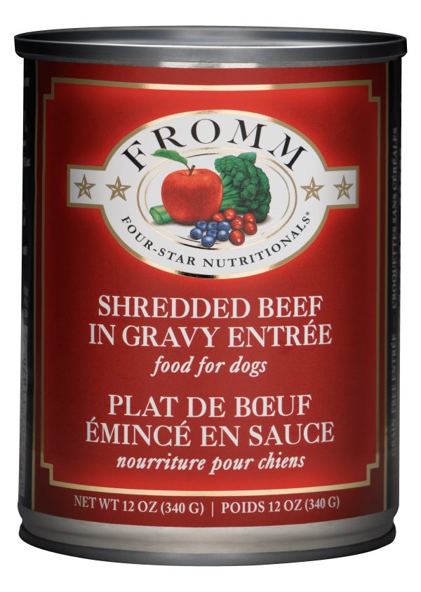Fromm Four-Star Shredded Beef in Gravy Entree for Dogs Online