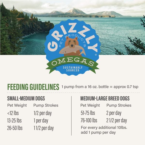 Grizzly Algae Plus Oil for Dogs and Cats For Sale - Image 4