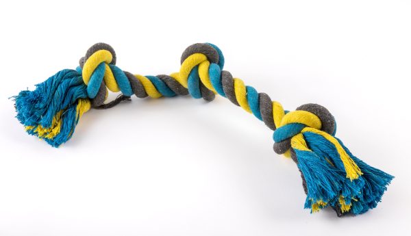 Attachment Theory 3 Knot Rope Tug Toy for Dogs For Sale - Image 4