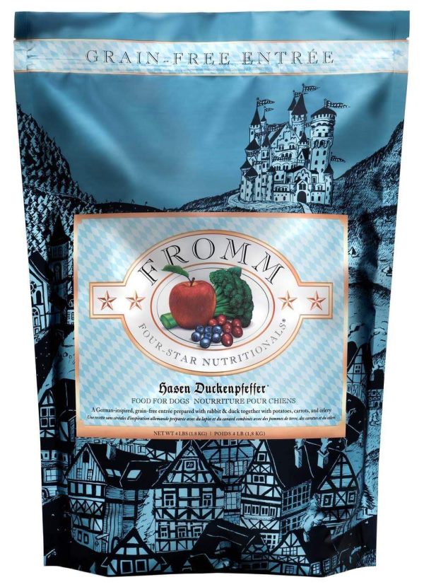 Fromm Four-Star Grain-Free Hasen Duckenpfeffer Dry Dog Food For Cheap