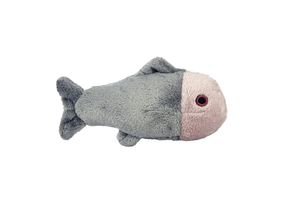Fluff & Tuff Guppy Fish Squeakerless Plush Dog Toy Cheap