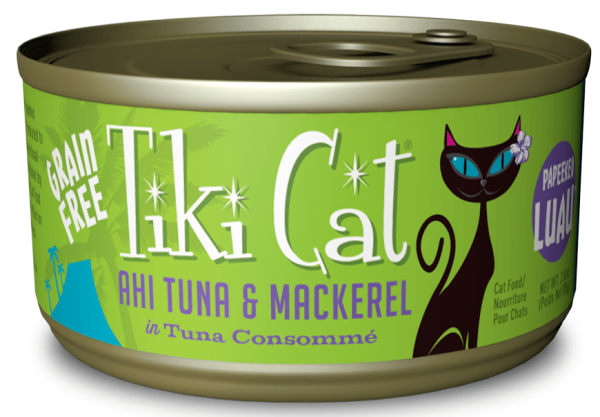 Tiki Cat Papeekeo Luau Grain Free Ahi Tuna And Mackrel In Tuna Consomme Canned Cat Food Online