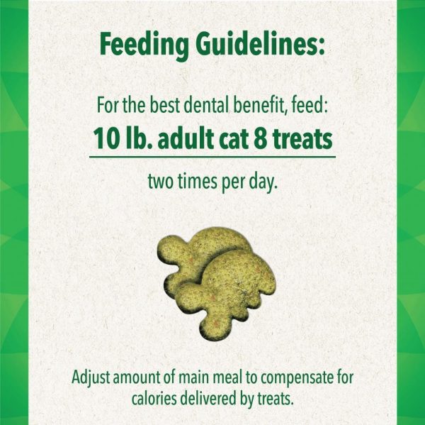 Feline Greenies Adult Natural Dental Care Savory Salmon Flavor Cat Treats For Discount - Image 4