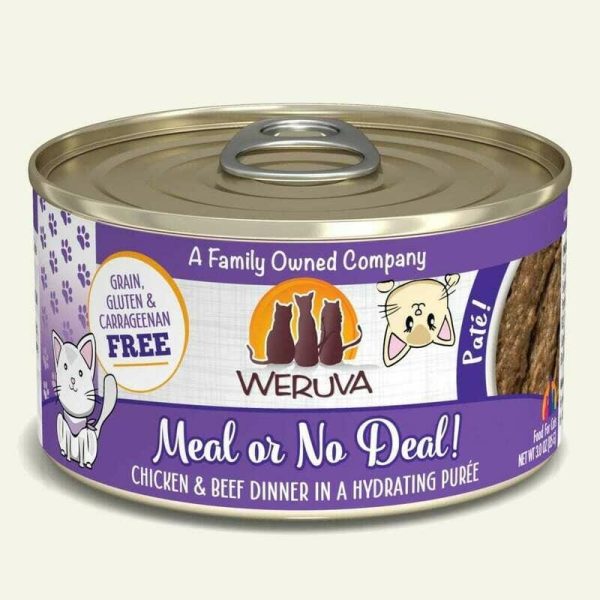 Weruva Meal or No Deal! Chicken & Beef Dinner In A Hydrating Puree Hot on Sale