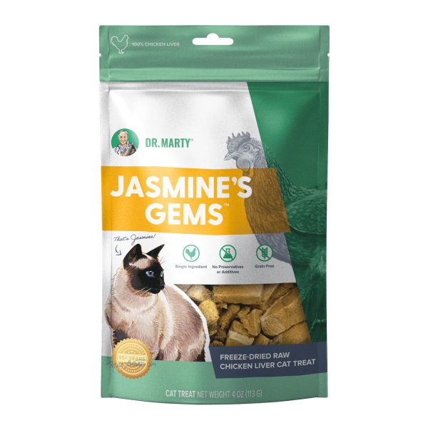 DR. MARTY Jasmine’s Gems Freeze-Dried Raw Chicken Liver Cat Treats Discount