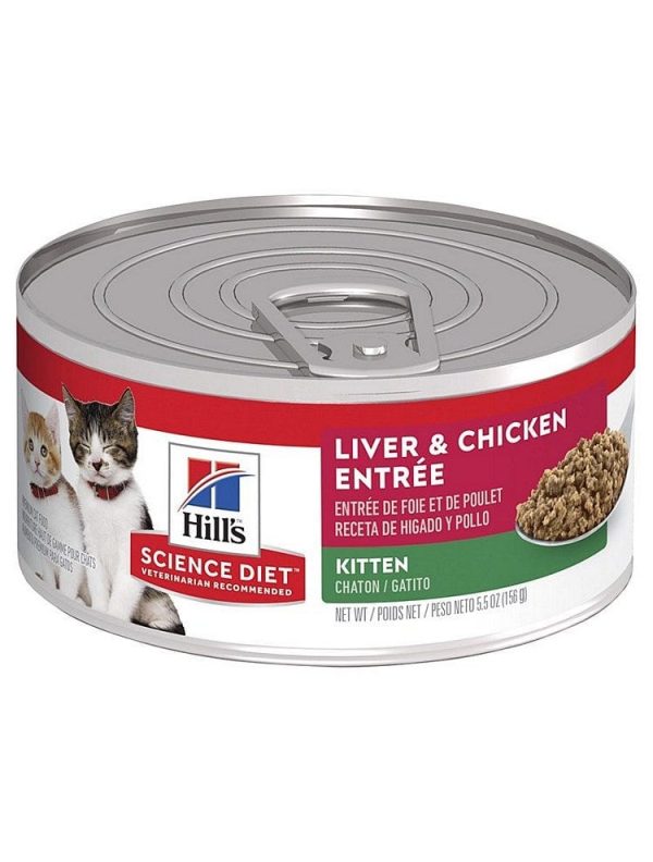Hill s Science Diet Kitten LIver Chicken Entree for Cats Cheap