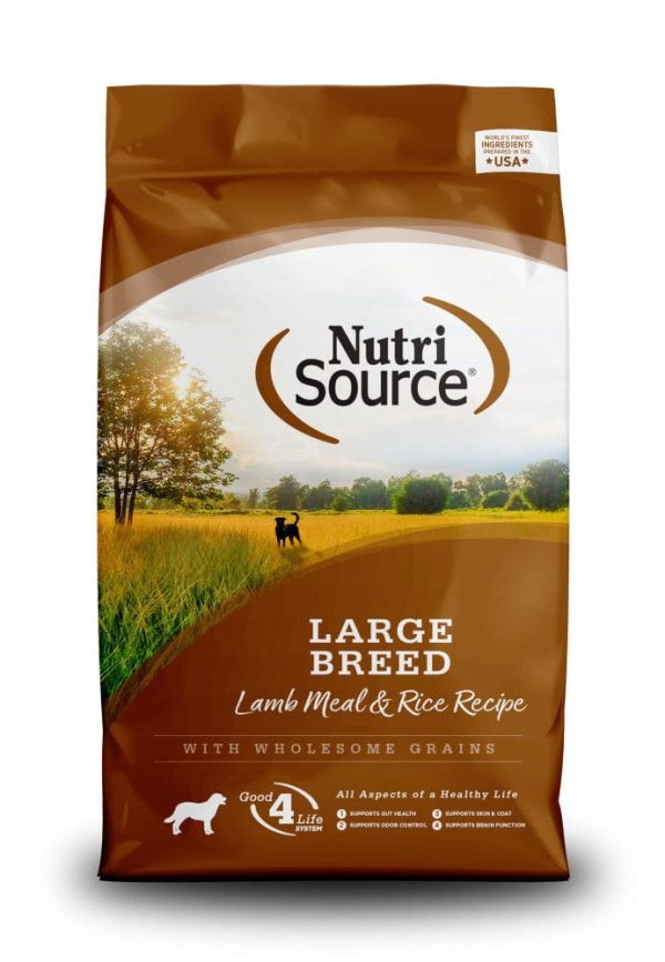 NutriSource Large Breed Adult Lamb & Rice Dry Dog Food For Discount