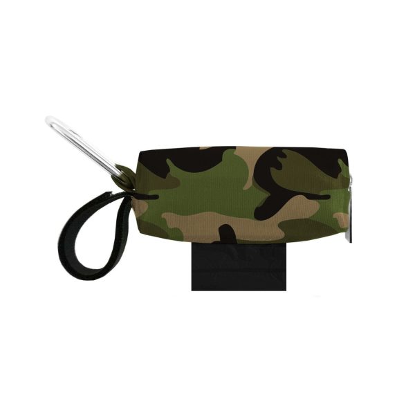 Doggie Walk Bags Green Camo Duffel Dog Poop Bag Holder Online now